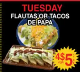 Superior Grocers FLAUTAS OR TACOS DE PAPA offer