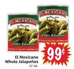Foodmaxx El Mexicano Whole Jalapeños offer