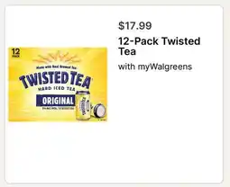 Walgreens 12-Pack Twisted Tea offer