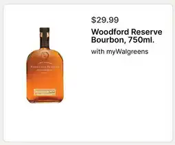 Walgreens Woodford Reserve Bourbon offer