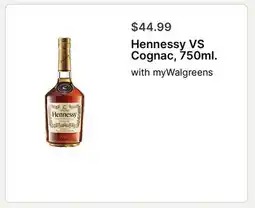 Walgreens Hennessy VS Cognac, 750ml offer