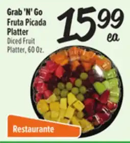 El Super Fresh Grab 'N' Go Fruta Picada Platter/Diced Fruit Platter offer