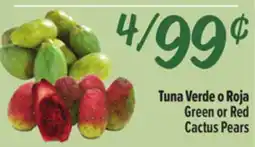 El Super Fresh Tuna Verde o Roja/ Green or Red Cactus Pears offer