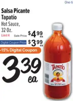El Super Fresh Salsa Picante Tapatío / Hot Sauce offer