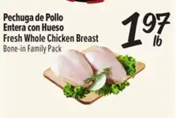 El Super Fresh Pechuga de Pollo Entera con Hueso / Fresh Whole Chicken Breast offer