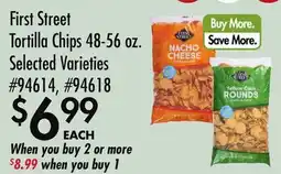 Smart & Final First Street Tortilla Chips offer