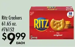 Smart & Final Ritz Crackers offer