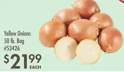 Smart & Final Yellow Onions offer
