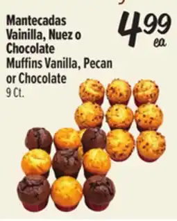 El Super Fresh Mantecadas Vainilla, Nuez o Chocolate / Muffins Vanilla, Pecan or Chocolate offer