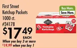 Smart & Final First Street Ketchup Packets offer