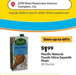 Grocery Outlet Ultra Soymilk Plain offer