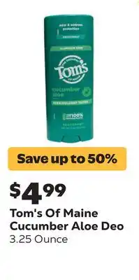 Grocery Outlet Cucumber Aloe Deo offer