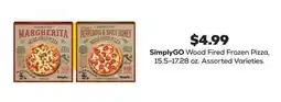 Grocery Outlet SimplyGO Wood Fired Frozen Pizza offer