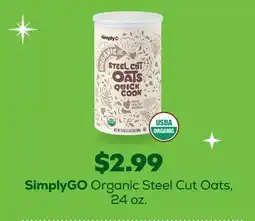 Grocery Outlet SimplyGO Organic Steel Cut Oats offer