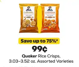 Grocery Outlet Quaker Rice Crisps offer