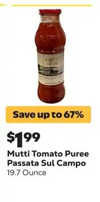 Grocery Outlet Tomato Puree Passata Sul Campo offer