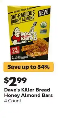 Grocery Outlet Honey Almond Bars offer