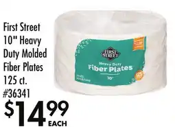 Smart & Final First Street 10 Heavy Duty Molded Fiber Plates offer