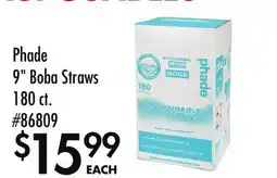 Smart & Final Phade 9 Boba Straws offer
