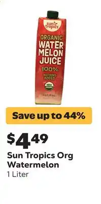Grocery Outlet Tropics Org Watermelon offer