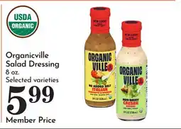 Pavilions Organicville Salad Dressing offer
