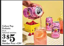Pavilions Culture Pop Probiotic offer