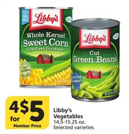 Albertsons Libby's Vegetables offer