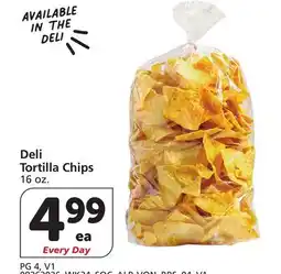 Albertsons Deli Tortilla Chips offer