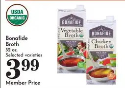 Pavilions Bonafide Broth offer