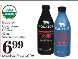 Pavilions Equator Cold Brew Coffee offer