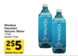 Albertsons Waiakea Hawaiian Volcanic Water offer