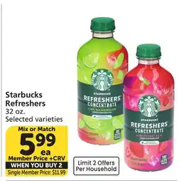Vons Starbucks Refreshers offer