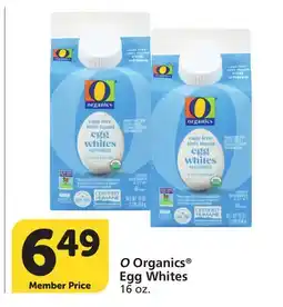 Vons O Organics Egg Whites offer
