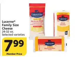 Vons Lucerne Family Size Cheese offer