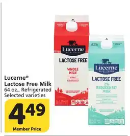 Vons Lucerne Lactose Free Milk offer