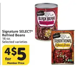Vons Signature SELECT Refried Beans offer