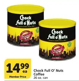 Vons Chock Full O' Nuts Coffee offer