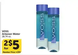 Vons VOSS Artesian Water offer