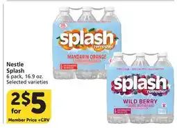 Vons Nestle Splash offer