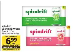 Vons spindrift Sparkling Water offer