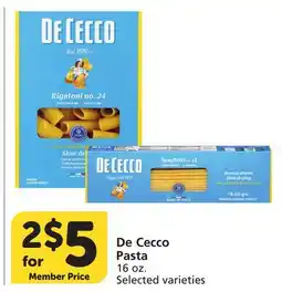 Vons De Cecco Pasta offer