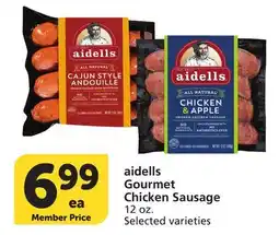 Vons aidells Gourmet Chicken Sausage offer