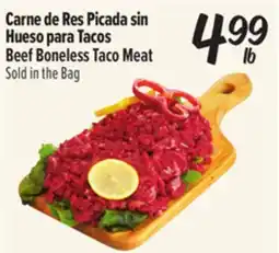 El Super Carne de Res Picada sin Hueso para Tacos/ Beef Boneless Taco Meat offer