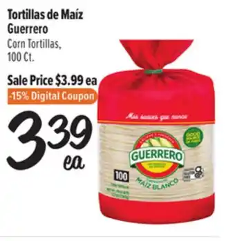 El Super Tortillas de Maíz Guerrero offer