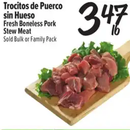El Super Trocitos de Puerco sin Hueso / Fresh Boneless Pork Stew Meat offer