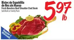 El Super Bistec de Espaldilla de Res sin Hueso offer
