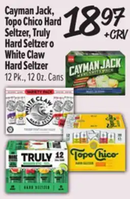 El Super Cayman Jack, Topo Chico Hard Seltzer, Truly Hard Seltzer o White Claw Hard Seltzer offer