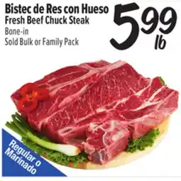 El Super Bistec de Res con Hueso/ Fresh Beef Chuck Steak offer