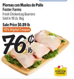 El Super Piernas con Muslos de Pollo Foster Farms offer