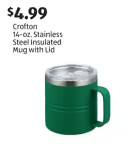 Aldi Crofton 14-oz. Stainless Steel Insulated Mug with Lid offer